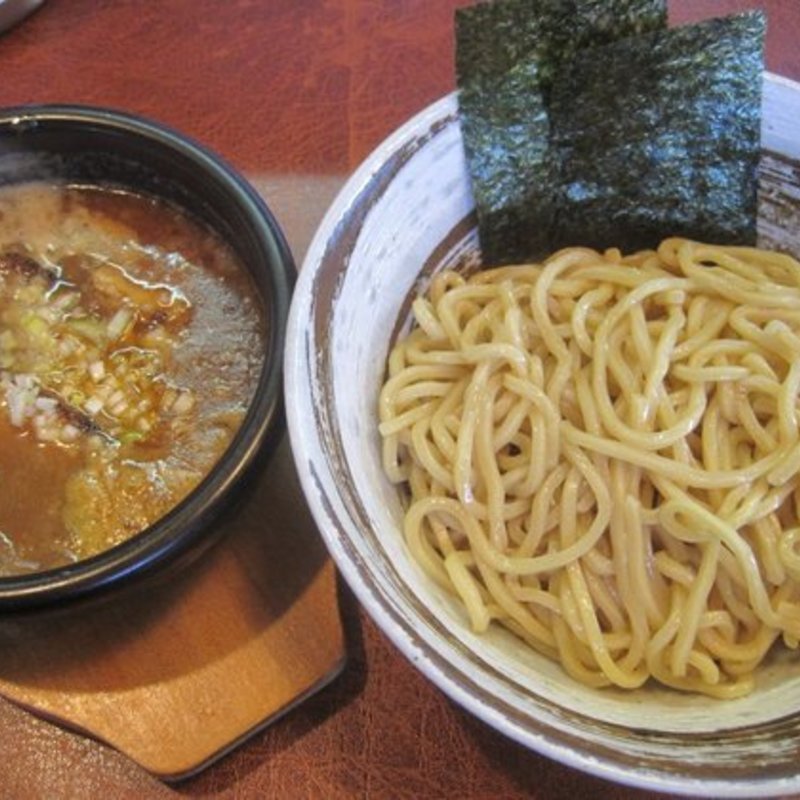 辛つけ麺の並 辛さを控えめ(つけ麺 うまづら )