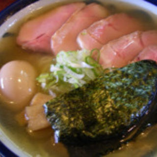 鶏清湯塩+味玉+チャーシュー(つけ麺目黒屋 )