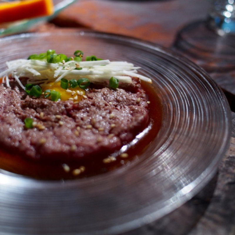 イチボ根セロリユッケ(つねまつ久蔵商店)