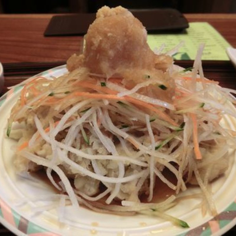 肉天定食(つるかめ食堂 歌舞伎町店 （つるかめしょくどう）)