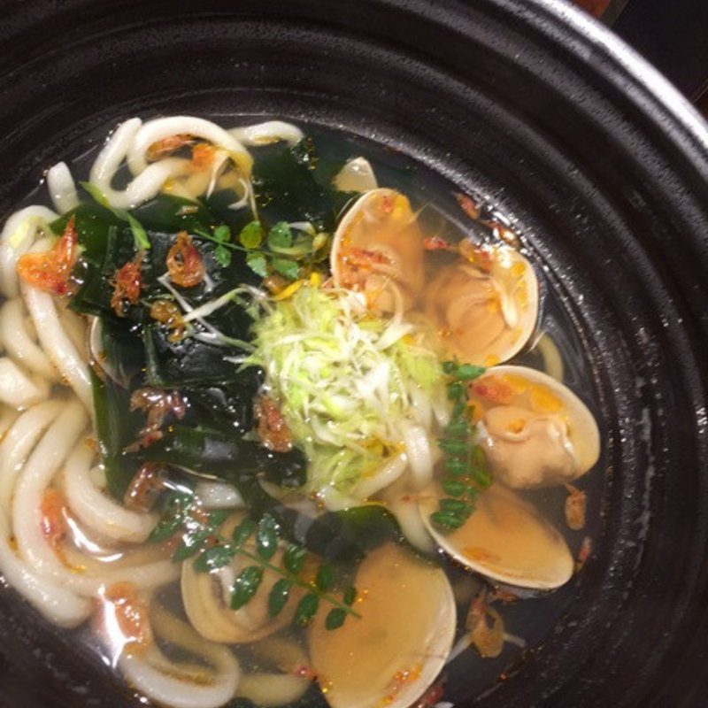 桜海老と春野菜のおうどん(麺匠の心つくし つるとんたん 新宿店)