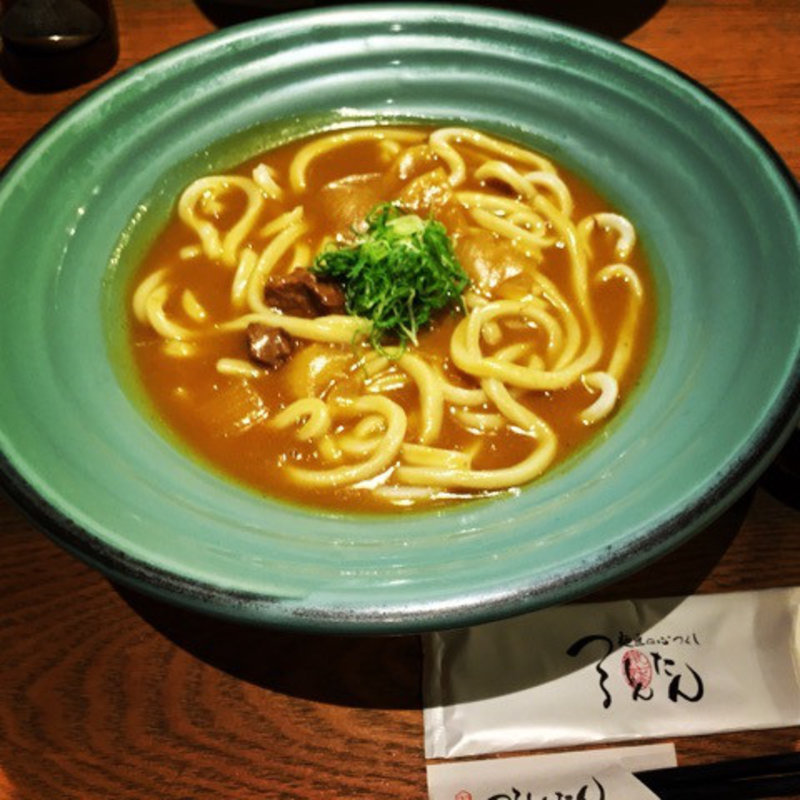 秘伝のカレーうどん(麺匠の心つくし つるとんたん 新宿店)