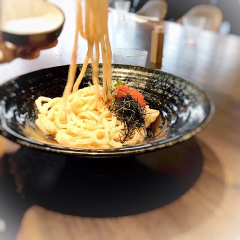 明太子のおうどん冷（3玉）(つるとんたん UDON NOODLE Brasserie銀座)
