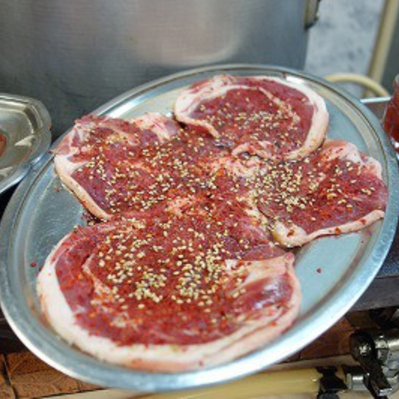 ジンギスカン　野菜付き(焼肉 ジンギスカン つるや)