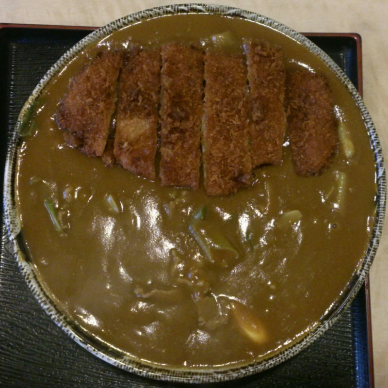 カツカレーうどん(つる岡)