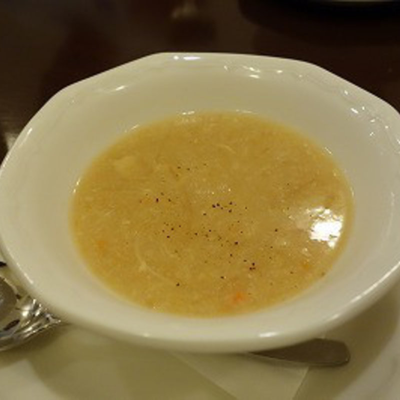 蟹入りふかひれスープ(ディープシークラブ （Deep Sea Crab）)