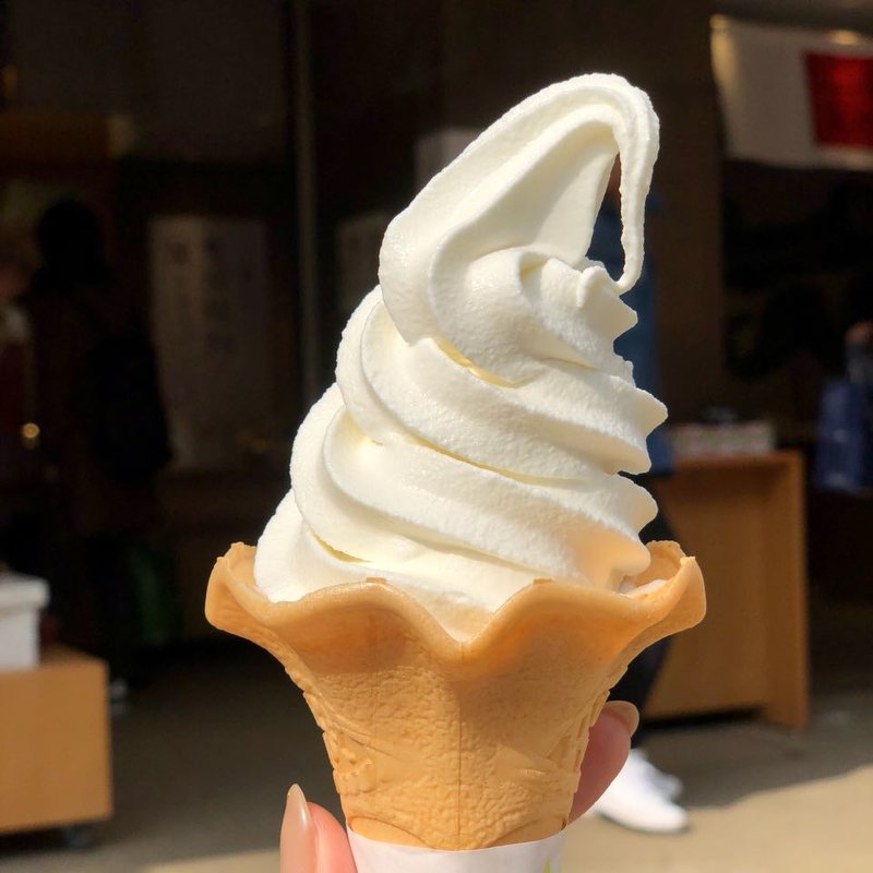 九頭龍ソフトクリーム(福久や 九頭龍餅 （フクヤ クズリュウモチ）)