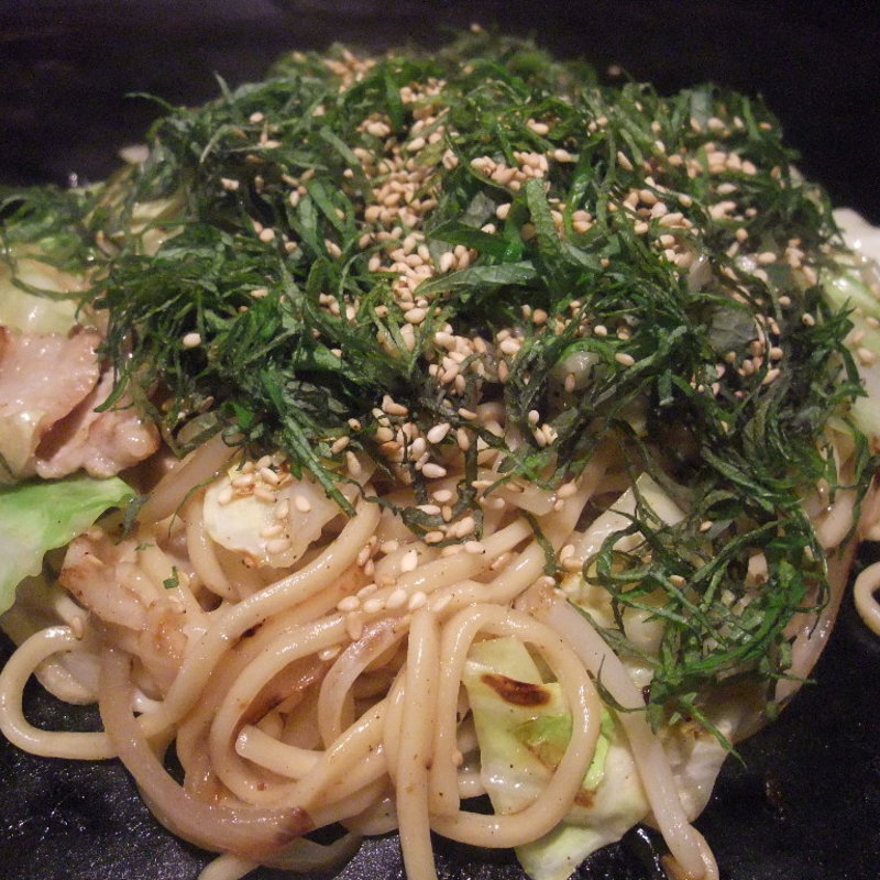 塩そば(お好み焼き でん)