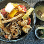 かき揚げ天丼