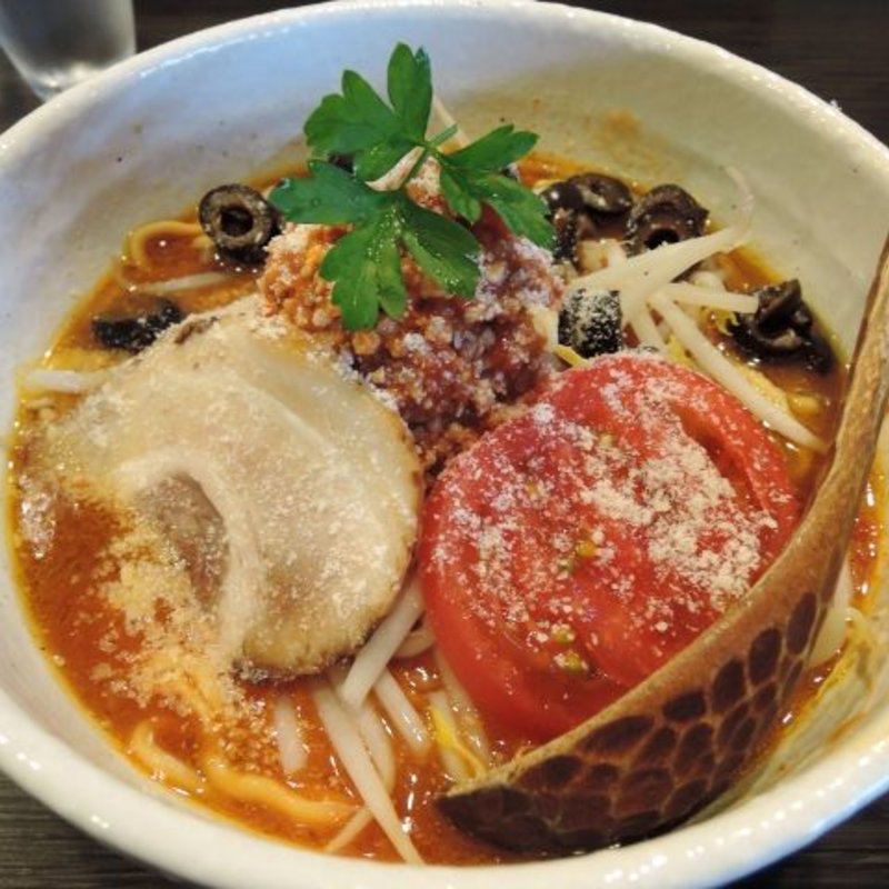 THE・濃厚トマトみそらーめん(ど・みそ 町田店)