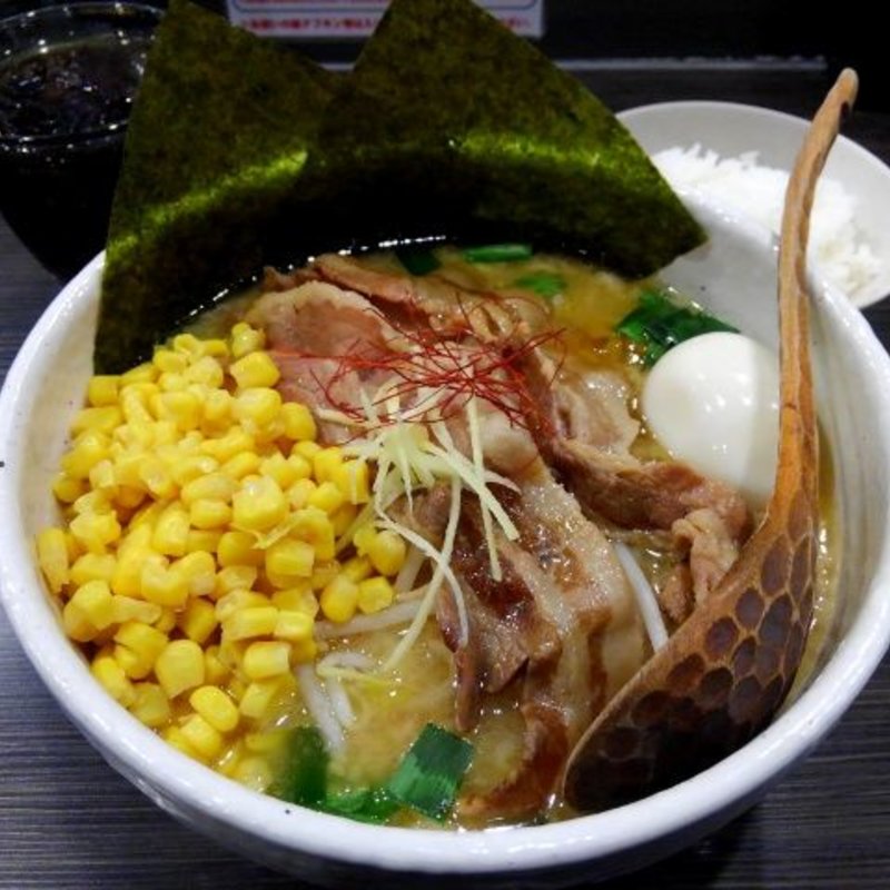 生姜仕立ての合わせみそらーめん＋コーン(ど・みそ 町田店)