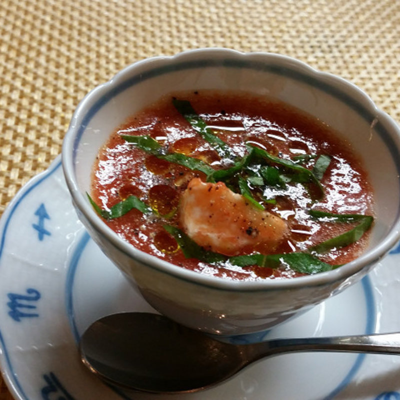 ガスパチョとモッツァレッラ(トゥリオ)