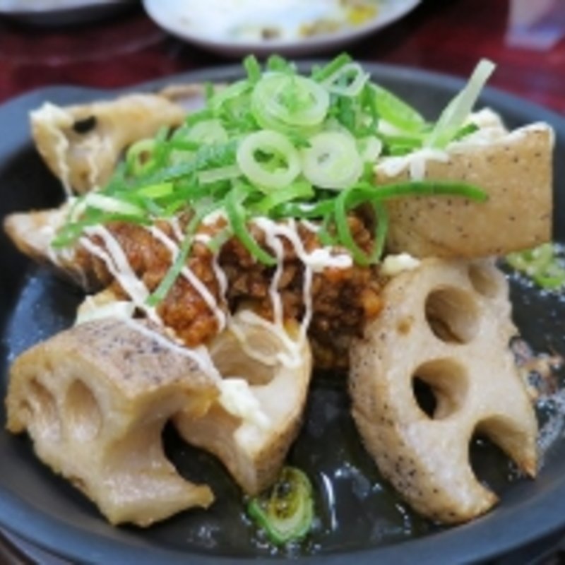 蓮根ステーキ(かき氷専門店　ドギャン )