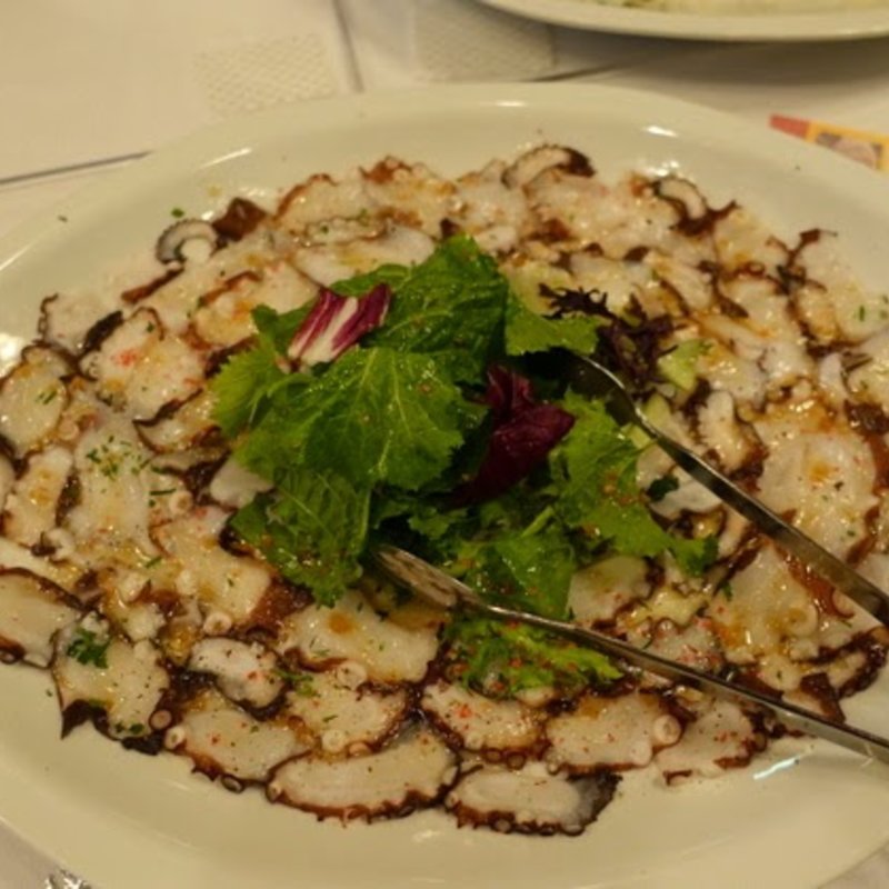 タコのカルパッチョ(トスカーナ 神谷町店 （Italian//BarR TOSCANA）)