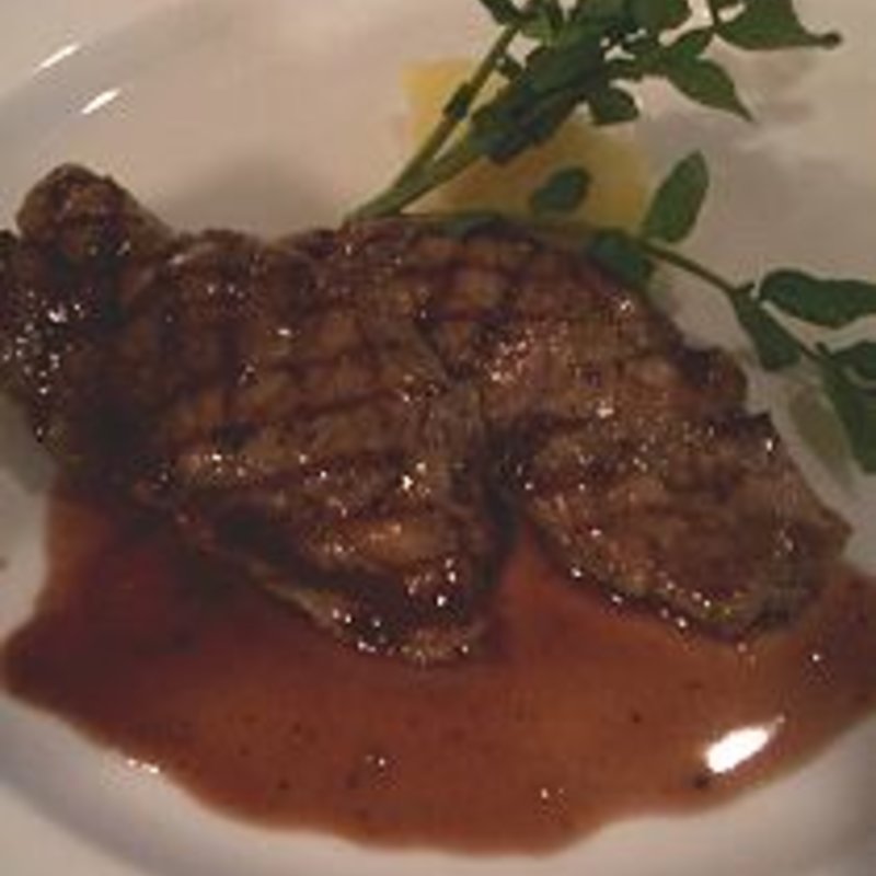 子羊のワインソース(トラットリア・デル・チェーロ)