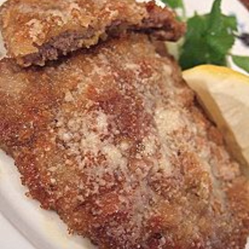 牛肉のカツレツ(トラットリア・デル・チェーロ)