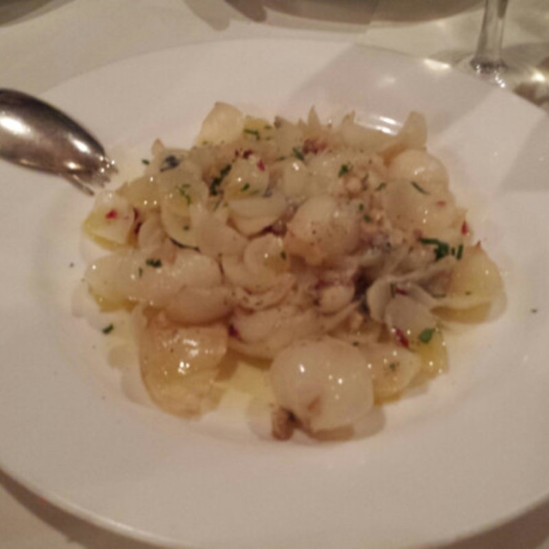 ゆり根のチーズ仕立て(トラットリア・バッフォ)