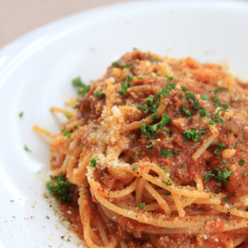 ボロネーゼのスパゲッティ(トラットリアリパージオ （trattoria LIPAGIO）)