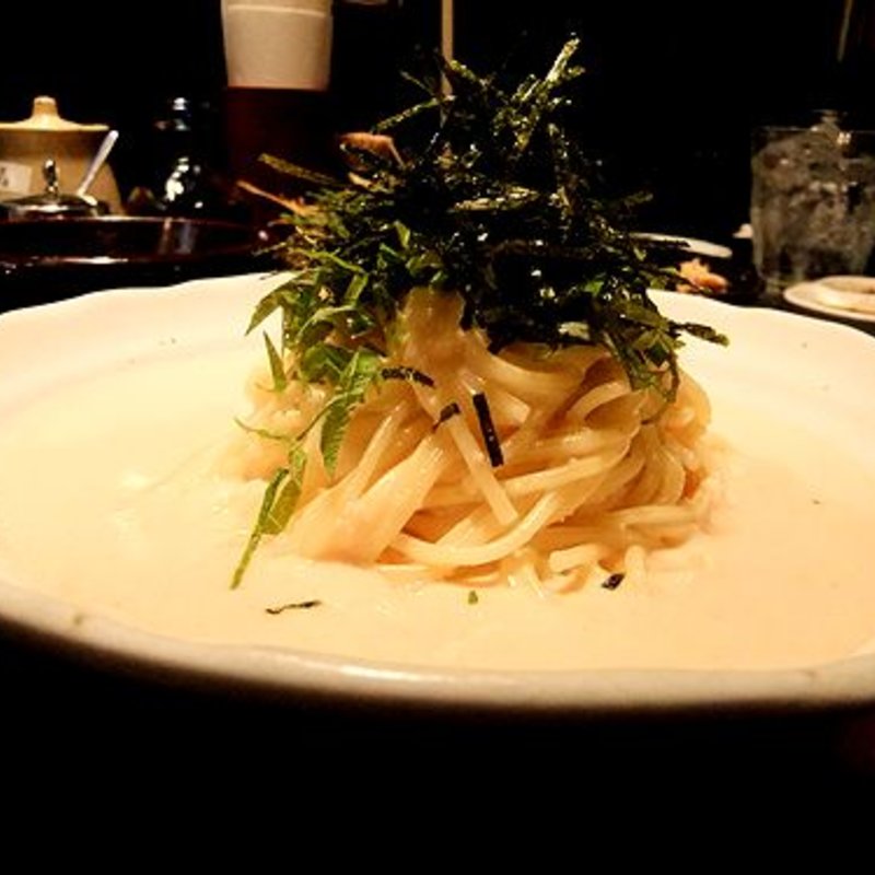 明太とシソのクリームパスタ(とりあん)