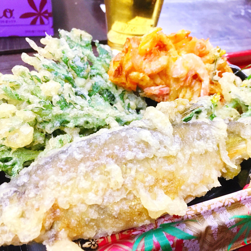 鮎の天ぷら(木の子茶屋)