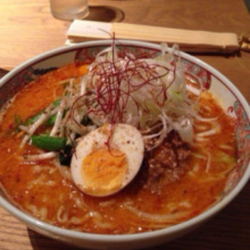 担々麺（辛み普通タイプ）(博多水炊き とり田 薬院店)