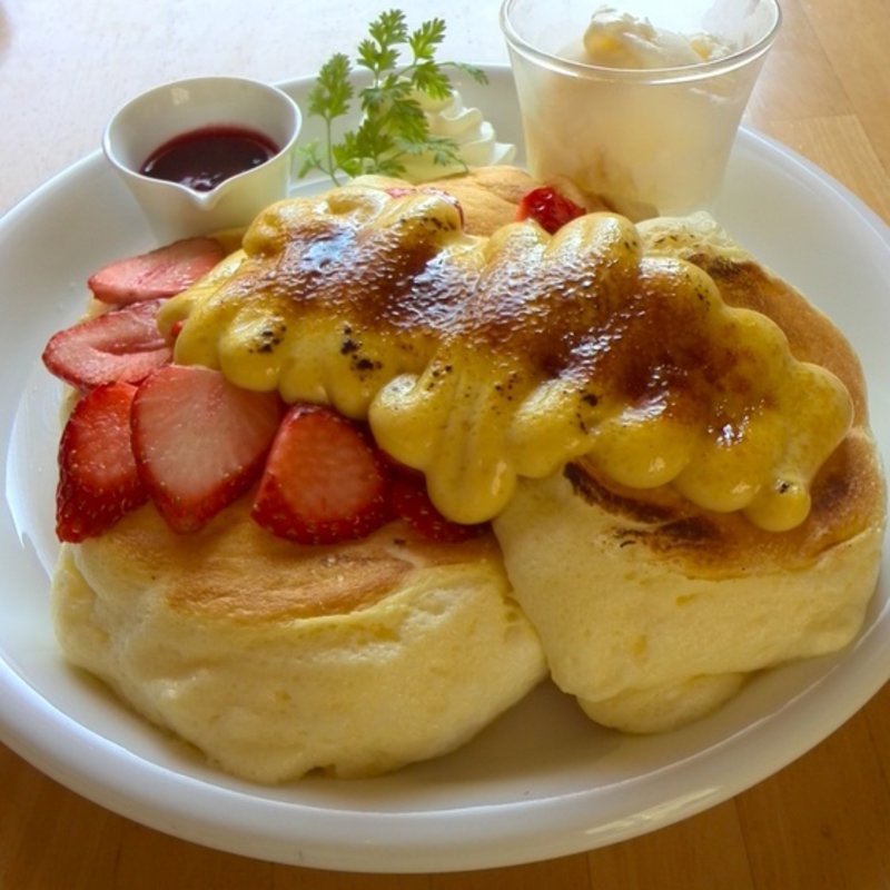 クリームブリュレパンケーキ(ドレモルタオ)