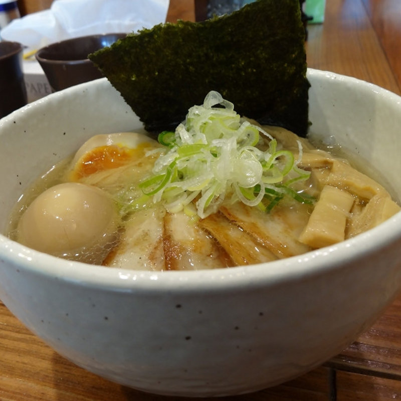 塩そば+チャーシュー+味玉(どろそば屋 ひろし)