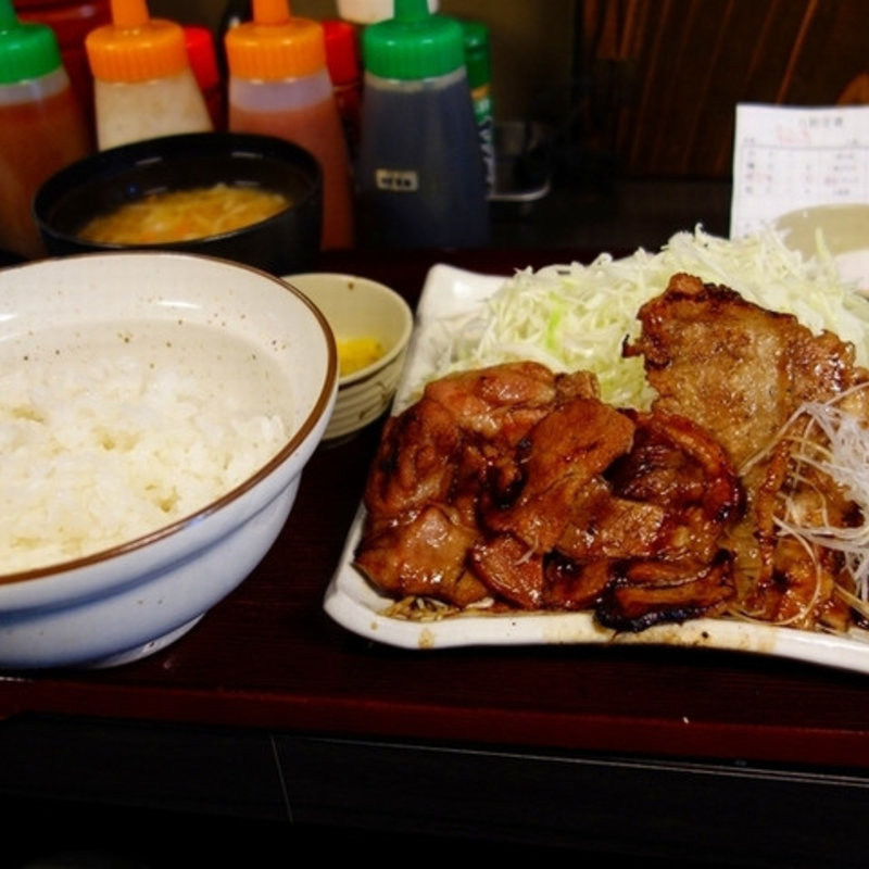 豚焼定食（竹：肉200g）(とんたん )