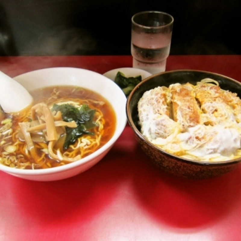 カツ丼セット（半ラーメン付き）(ラーメンとんとん)