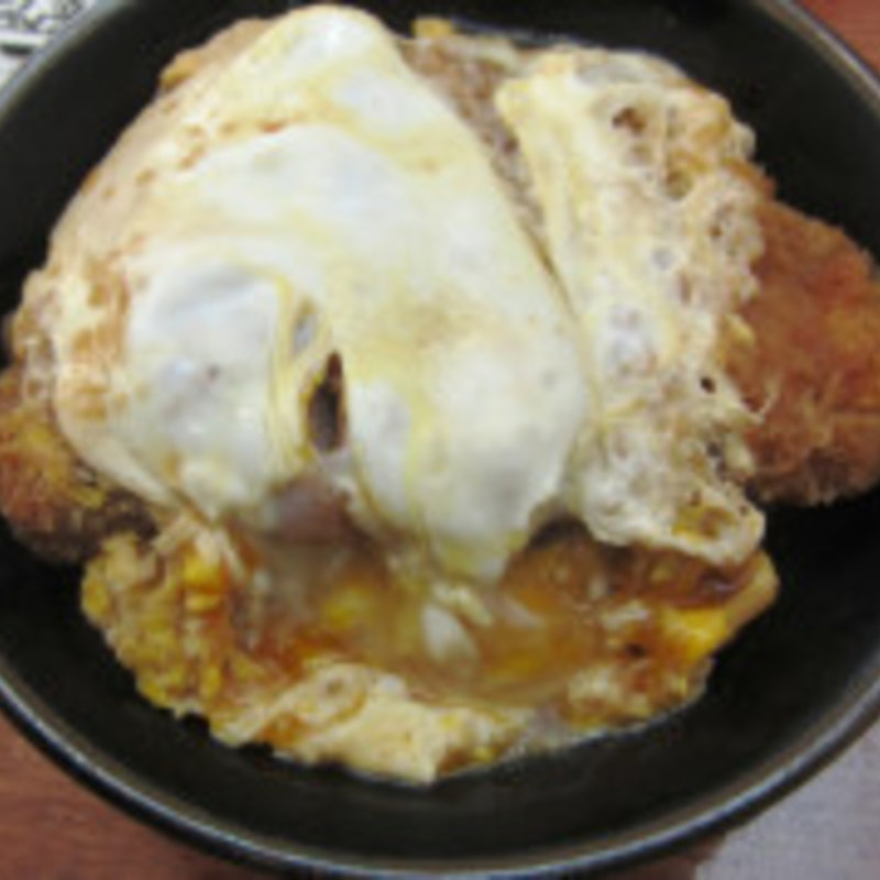 W玉子カツ丼(とん楽 （pasar幕張（下り線））)
