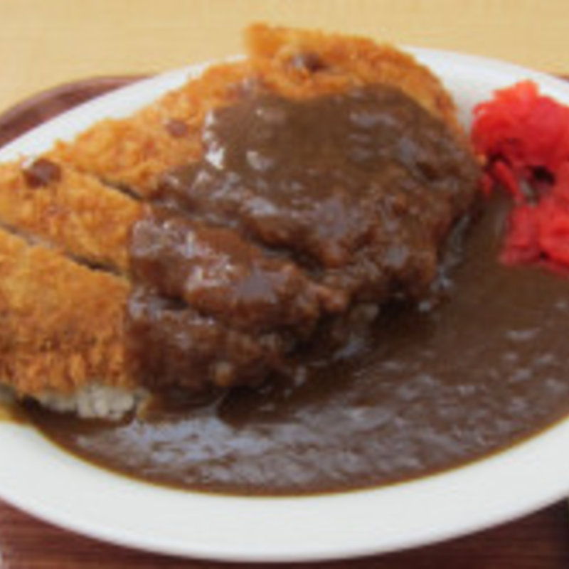 カツカレー並盛り(とん楽 （pasar幕張（下り線））)
