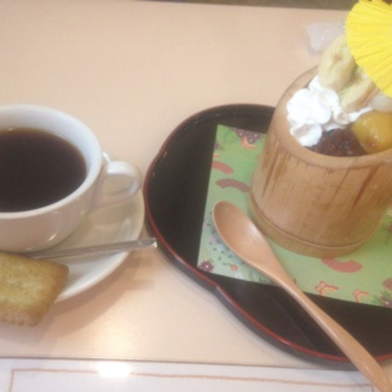 城下町高梁抹茶パフェ(カフェ・レスト・シャトー)