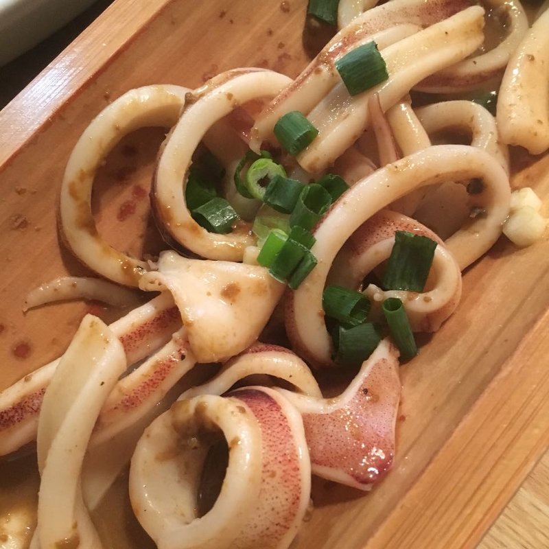 スルメイカの肝バター焼き(居酒屋 達磨)