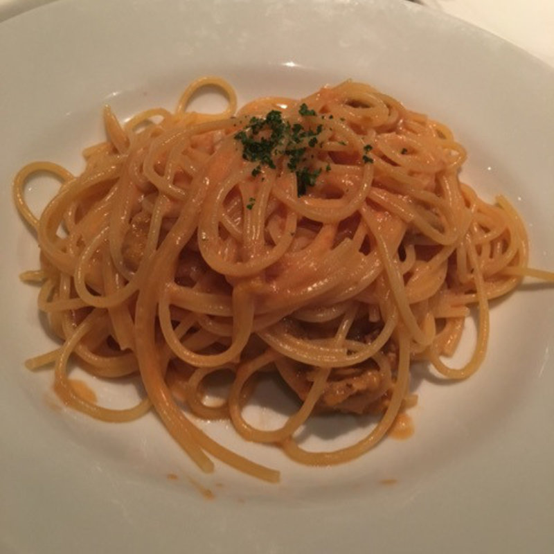 うにの濃厚トマトクリームソース(ニョッキ 梅田店)