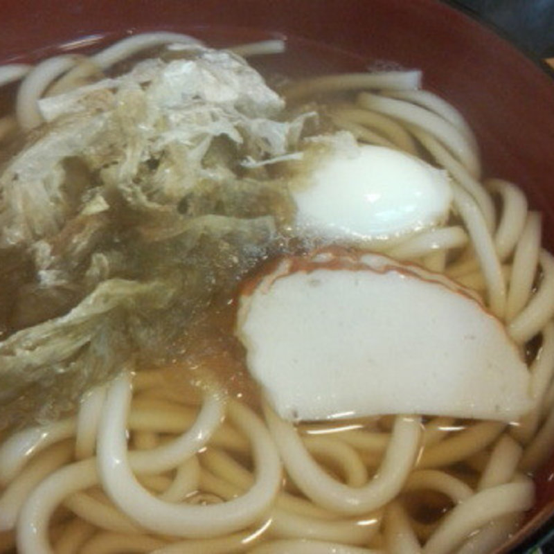 月見うどん(くらま温泉 )