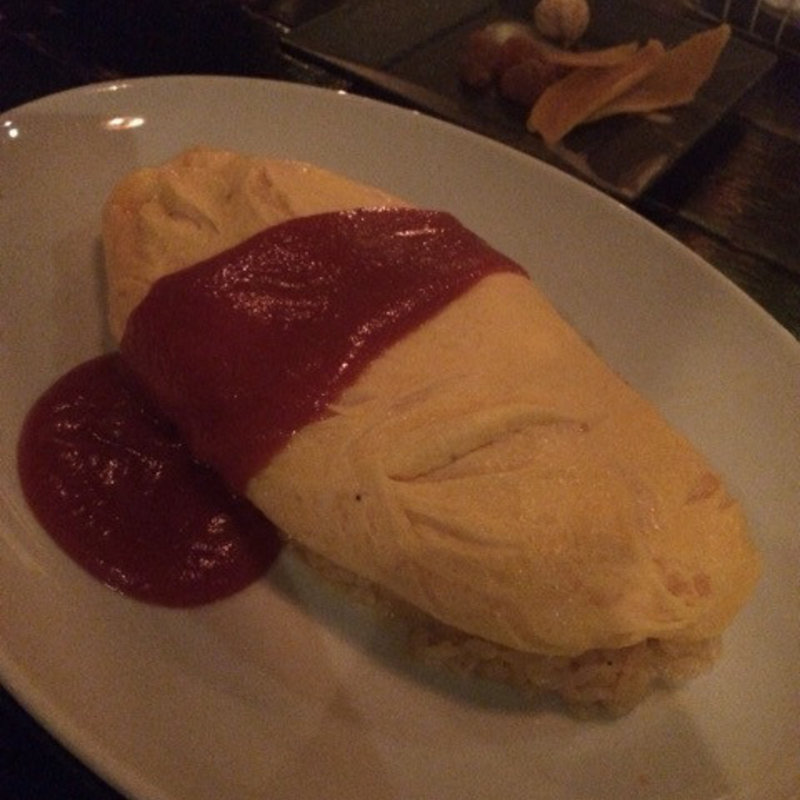 チキンオムライス(KOZMIC長屋バー)