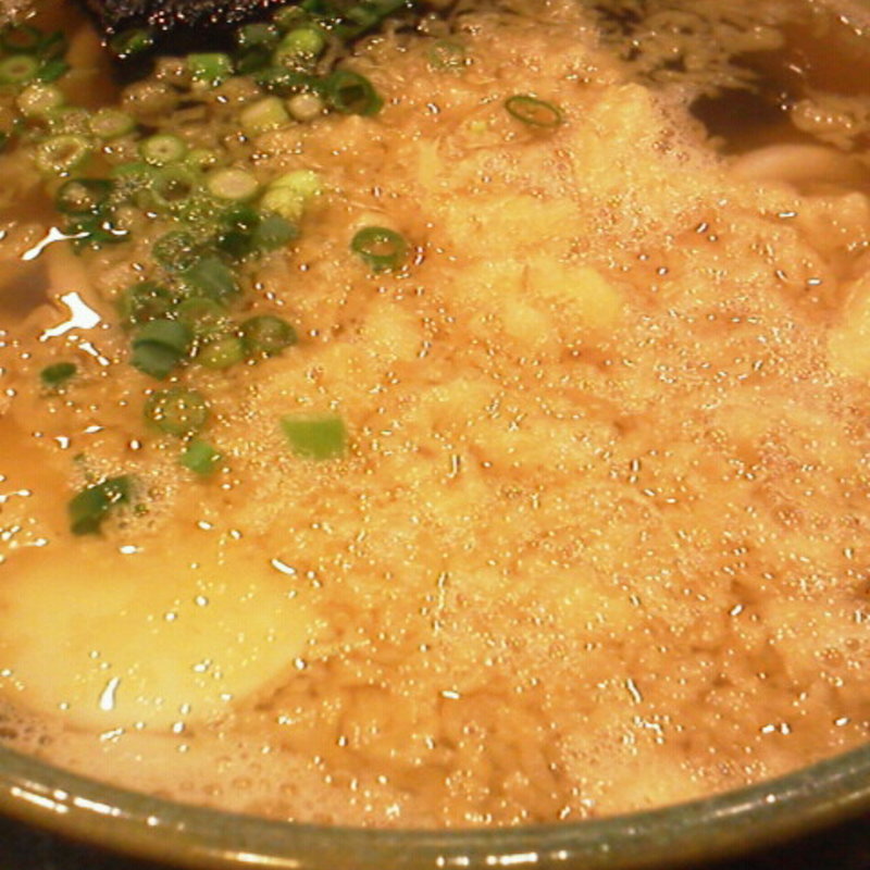 たぬきうどん(手打ちうどん　こんぴら茶屋)