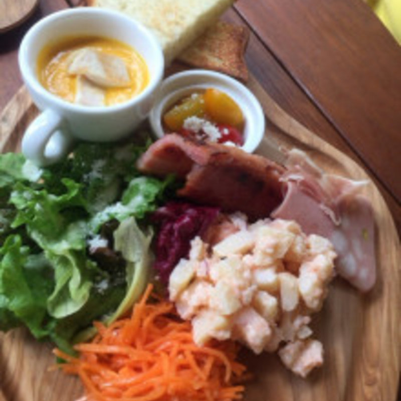 モーニングセット(ザ シティ ベーカリー 天神ソラリアプラザ)