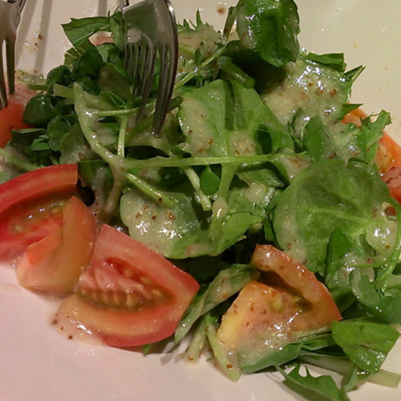 八ヶ岳産クレソンとトマトのサラダ(ザ・エイジングハウス1795 堂島店 （Ｔｈｅ Aｇｉｎｇ Ｈｏｕｓｅ）)