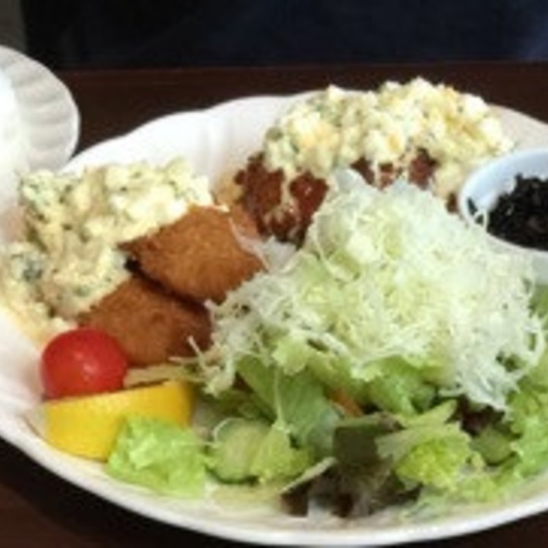 チキン南蛮と真鱈フライ(さかい珈琲 本店 )