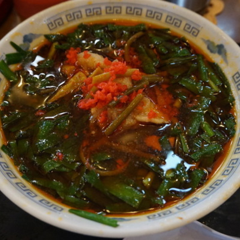 満にらの醤油(さかえや 本店 （満州にらラーメン）)