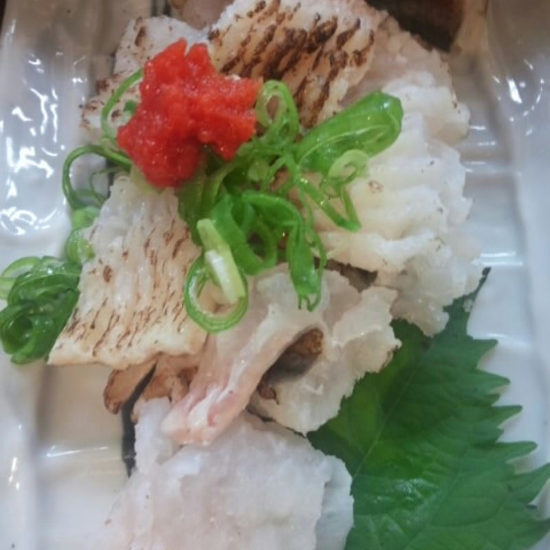 はも炙りポン酢(さかなでいっぱい魚屋さんの居酒屋)