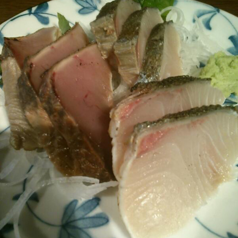 炙り3種盛り合わせ(さかなでいっぱい魚屋さんの居酒屋)