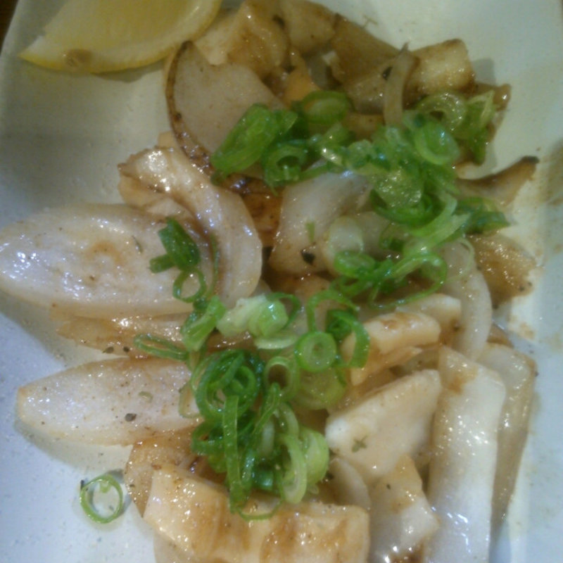 貝ミックス鉄板焼(さかなでいっぱい魚屋さんの居酒屋)