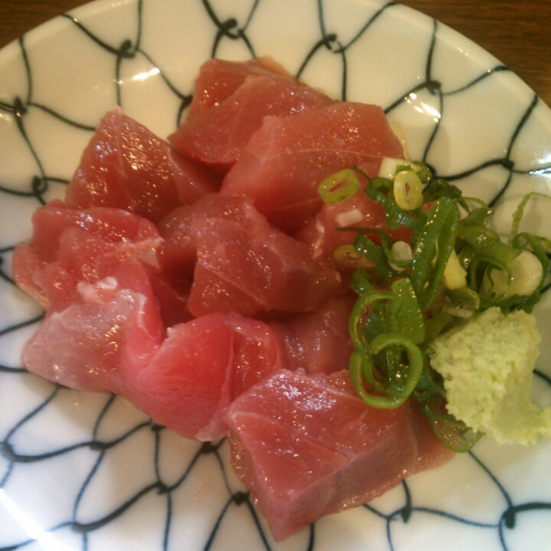 鮪中落ち(さかなでいっぱい魚屋さんの居酒屋)