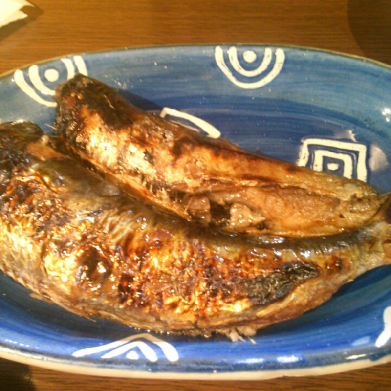 鰯の塩焼き(さかなでいっぱい魚屋さんの居酒屋)