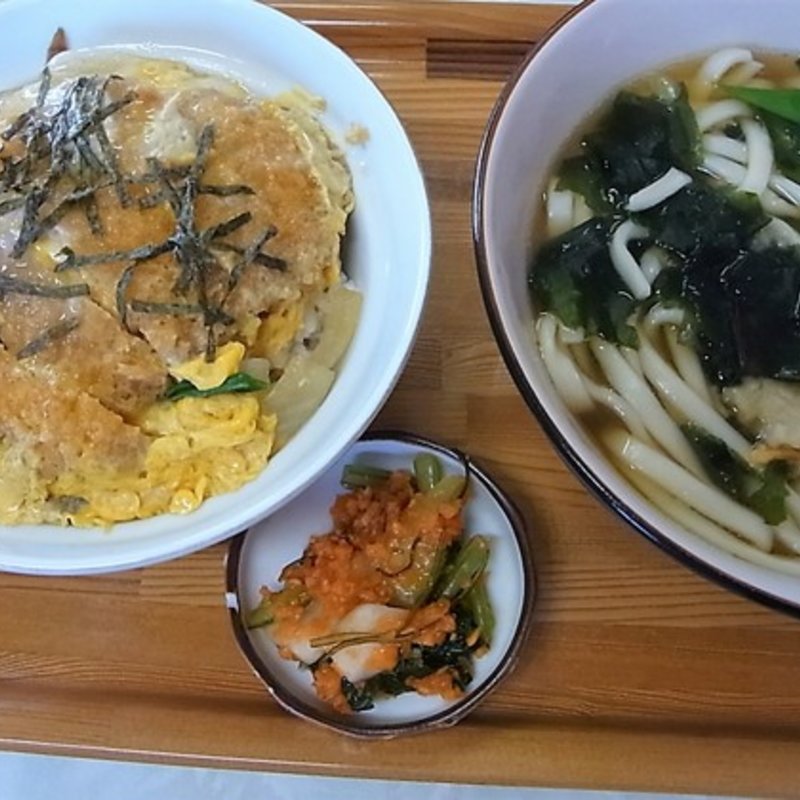 カツ丼うどんセット(さかもと食堂 )