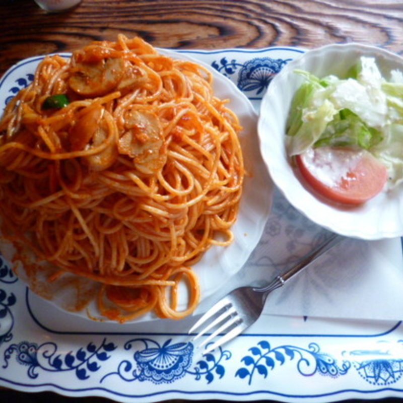 ナポリタン+アイスコーヒー(さぼうる )