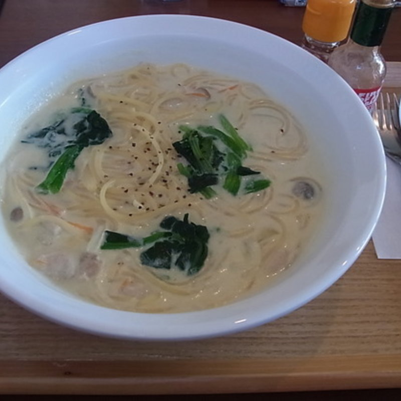 豆乳スープスパ(さらだ菜 )