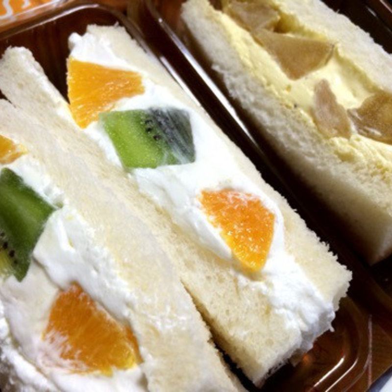 フルーツサンド(サンサン仲宿店)